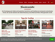 Tablet Screenshot of hussitenstaedte.net